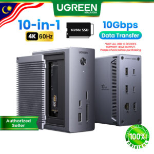 UGREEN 10 In 1 Docking Station: Fungsi dan Pilihan Port