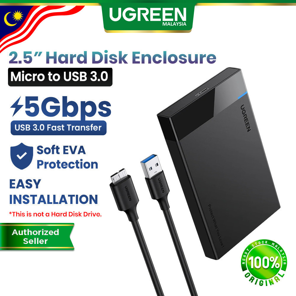 UGREEN 2.5 Inch Hard Disk Casing Enclosure