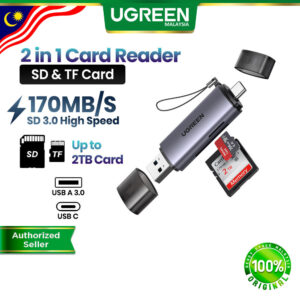 UGREEN 2-In-1 SD/TF Card Reader USB 3.0