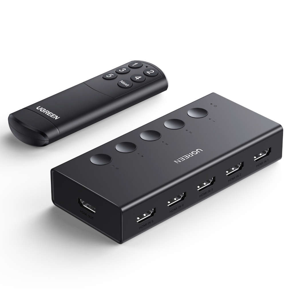 UGREEN 5-In-1 HDMI Switcher 4k 60HZ: Penyelesaian Sambungan Peranti Multimedia