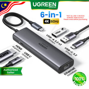 UGREEN 6-In-1 USB-C Hub: Ciri Port, Kesesuaian dan Perkara Perlu Disemak