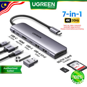 UGREEN 7 In 1 USB C Hub: Spesifikasi dan Kegunaan Port