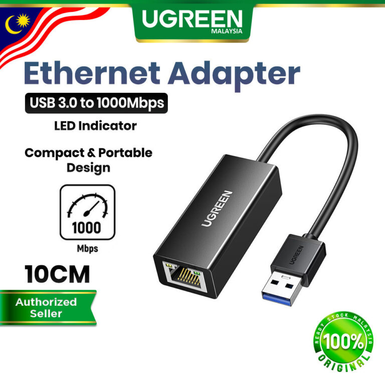 UGREEN Ethernet Adapter USB 3.0 ke Gigabit LAN: Apa yang Perlu Anda Tahu