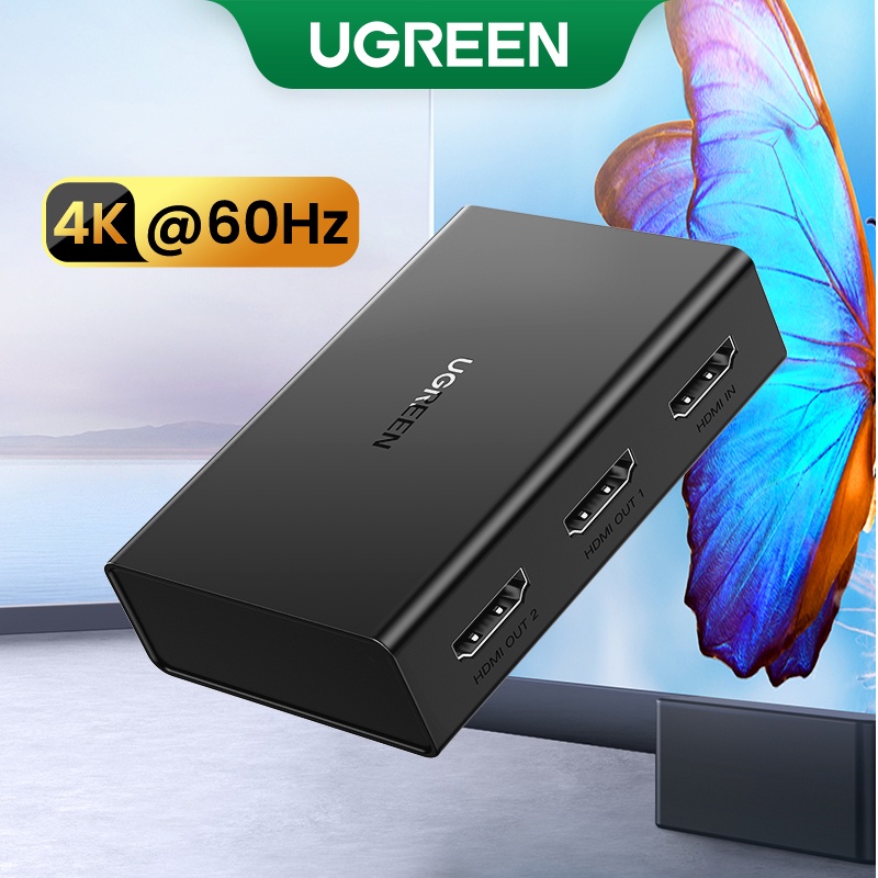 UGREEN HDMI Splitter 4K60Hz 1 In 2 Out: Kongsi Paparan Tanpa Lag