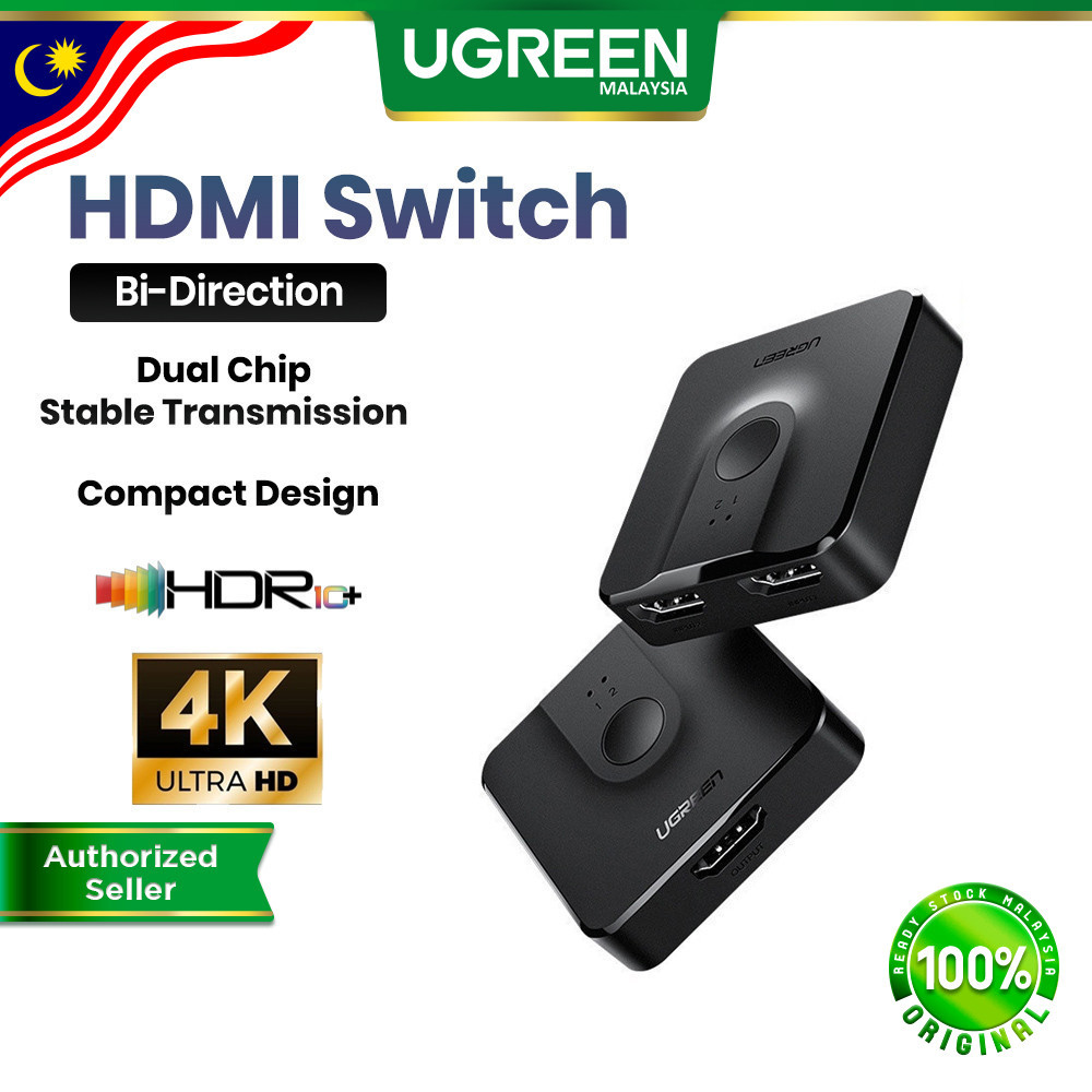 TV Box: UGREEN HDMI Switch Bi-Direction 4K 3D