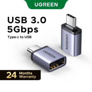 UGREEN Type C To USB 3.0 Adapter Converter dengan Fungsi OTG