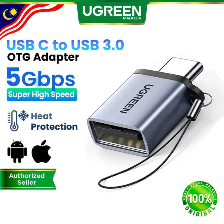 UGREEN Type C To USB 3.0 Adapter: Fungsi OTG dan Pemindahan Pantas 5Gbps