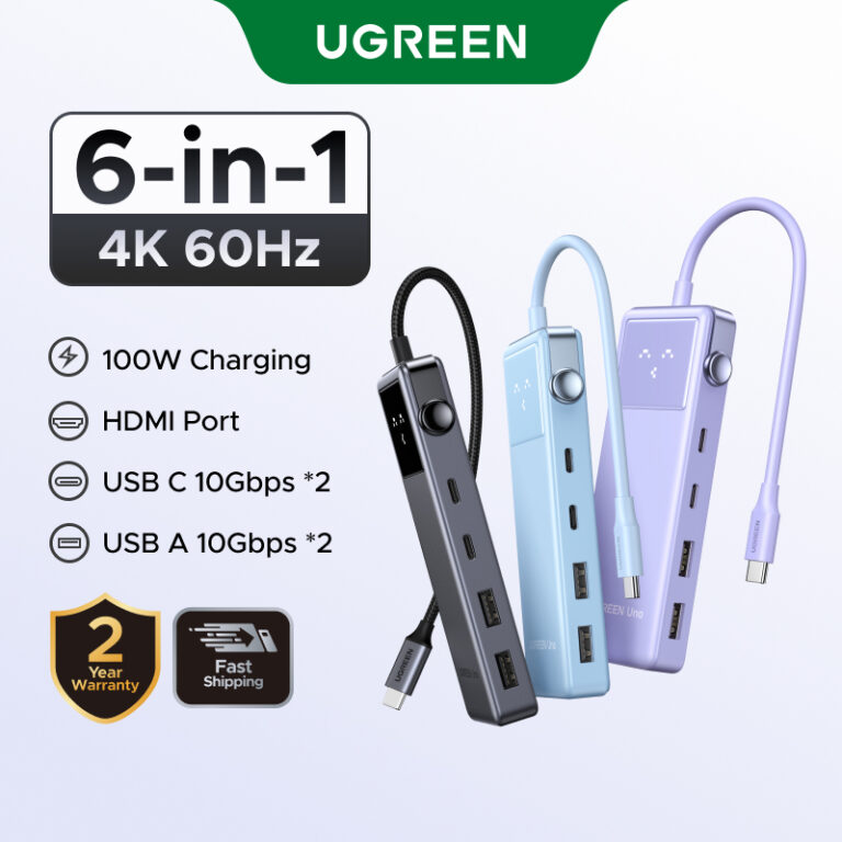 Ugreen Uno 6-in-1 USB-C HUB: Spesifikasi dan Kegunaan Praktikal