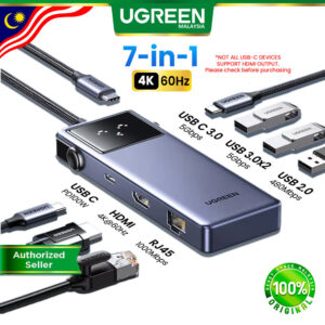 UGREEN UNO Robot 7 In 1 USB C Hub: Fungsi Port dan Kesesuaian Peranti