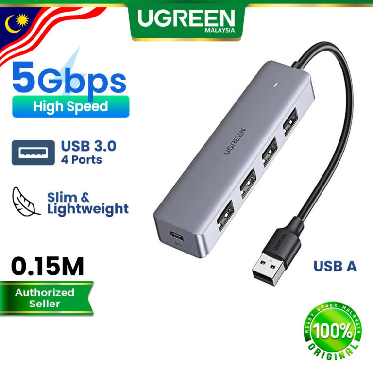 UGREEN USB 3.0 Hub: Perluasan Port Pantas untuk Peranti Anda