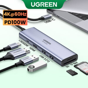 UGREEN USB C Hub 6-In-1 dengan Port 4K 60Hz dan USB 3.0