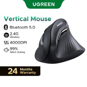Ugreen Vertical Ergonomic Mouse: Fungsi Dual Mode dan Kawalan Dpi 4000