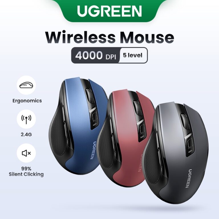UGREEN Wireless Mouse 4000DPI: Ciri dan Kegunaan