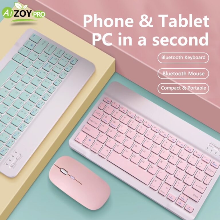 Universal Bluetooth Keyboard Mouse untuk Tablet dan Laptop