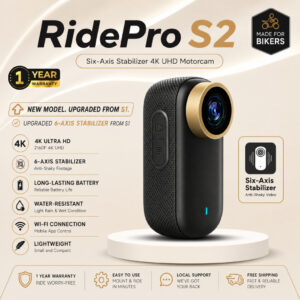 ROADCAM RidePro S2 4K UHD Motorcam: Ciri dan Panduan Semakan Pembeli