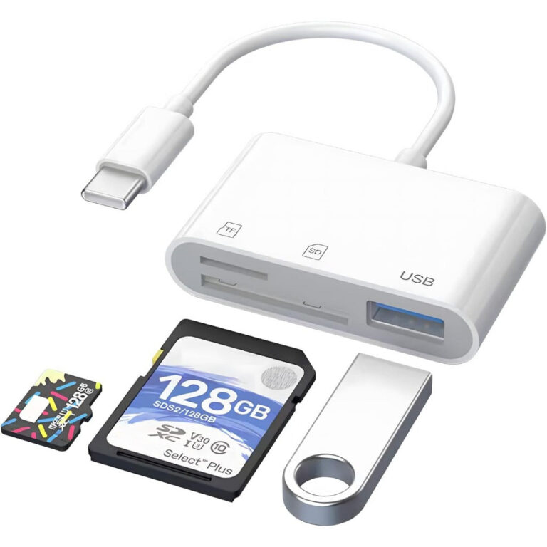 USB C ke Pembaca Kad SD dan Micro SD