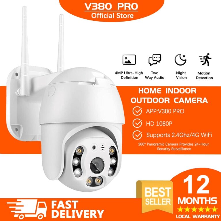 Kamera CCTV V380 Pro XM Outdoor: Fungsi dan Ciri Utama untuk Kawasan Luar