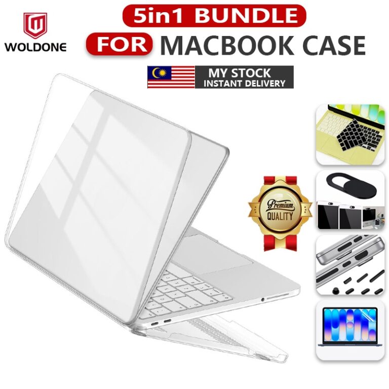 WOLDONE Case MacBook Air Pro: Pilihan Perlindungan Telus Tanpa Potongan Logo