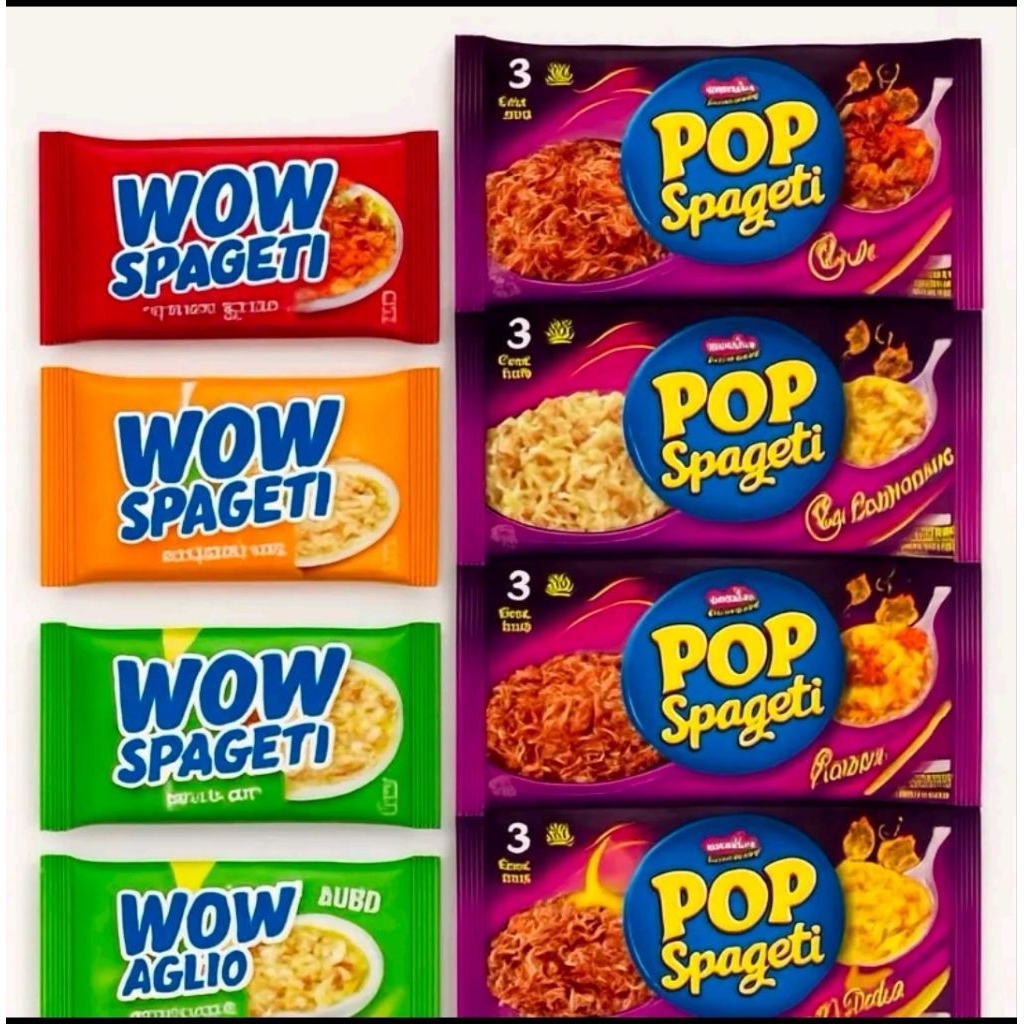 Wow Spaghetti dan Pop Spaghetti Instan: Pilihan Varian Rasa dan Maklumat Penting