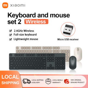Xiaomi Keyboard Wireless USB (Set Tetikus dan Papan Kekunci 104 Kekunci)