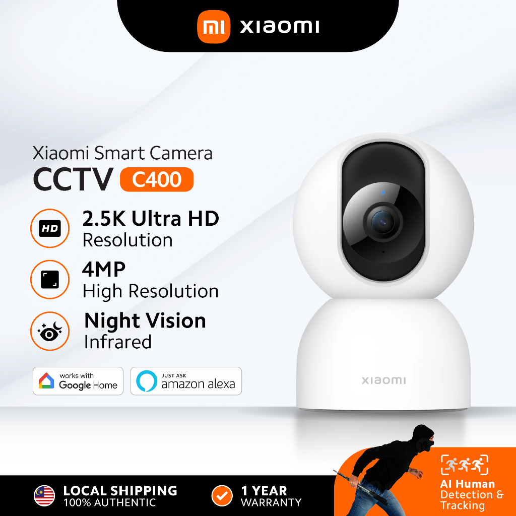 Xiaomi Smart Camera C400: Resolusi 2.5K dan Kawalan Pintar Rumah