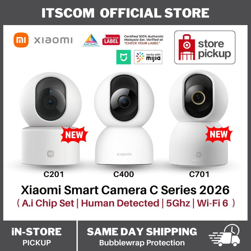 Xiaomi Smart CCTV Camera Siri C201 Hingga C701PRO: Pilihan Resolusi dan Fungsi AI