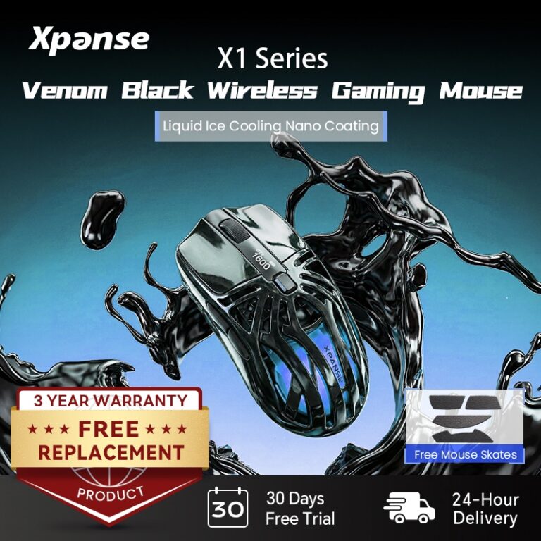 Xpanse X1 Lightweight Gaming Wireless Mouse: Spesifikasi dan Ciri Tri-Mode