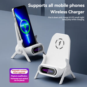 15W Wireless Charger Stand: Memudahkan Pengecasan Tanpa Wayar di Meja