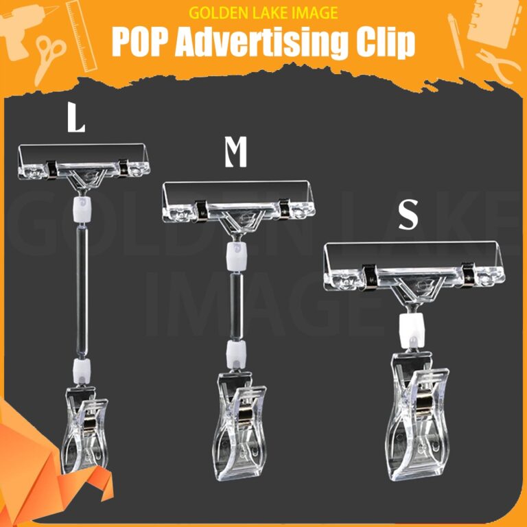 Klip Tanda Harga Shelf Clip: Alat Paparan Produk dan Label Runcit