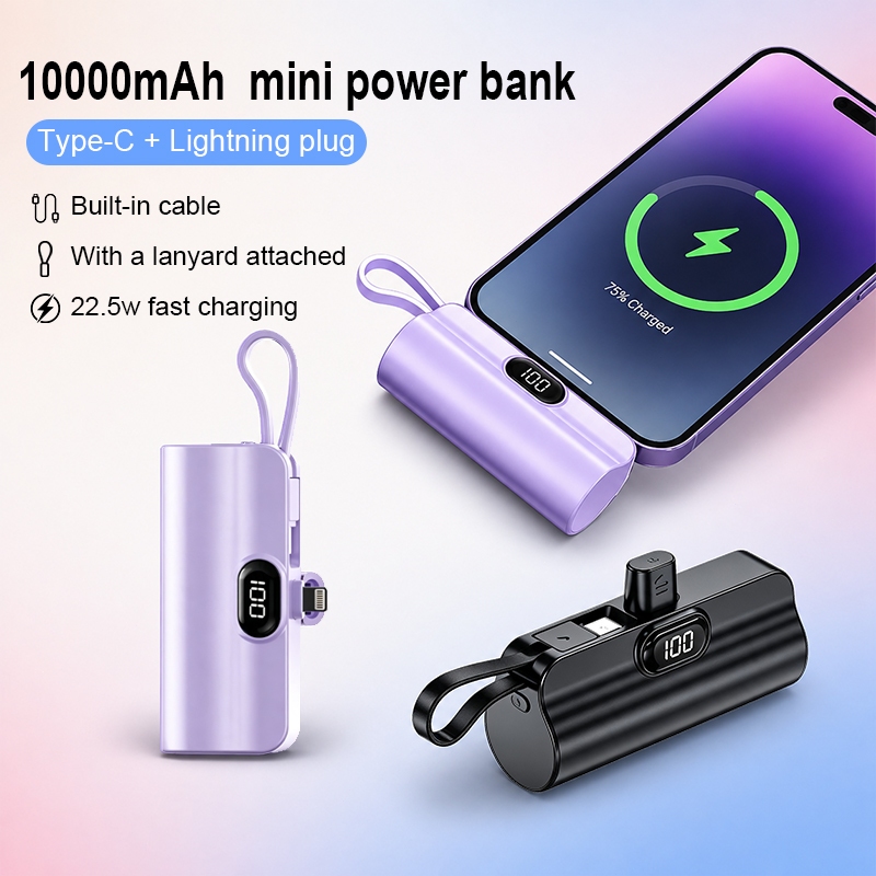 Power Bank 5000MAH 2-In-1 Mini: Pilihan Caj Kecemasan Mudah Alih