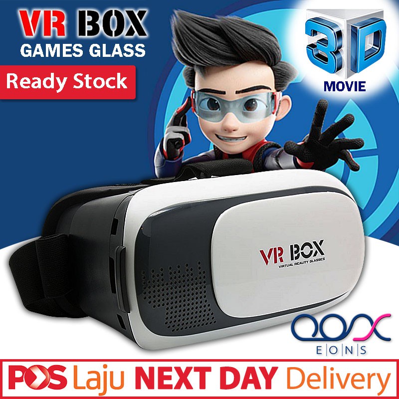 VR BOX 3D Glasses 3.5 Hingga 6 Inci untuk Telefon Pintar