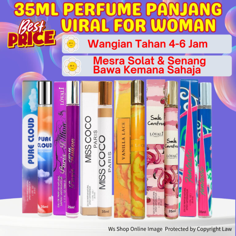 Pocket Perfume EDP 35ML: Pilihan Wangian Mudah Alih