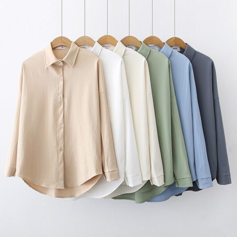 Baju Muslimah Plus Size #390D Lengan Panjang untuk Gaya Harian