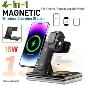4-in-1 Foldable Wireless Charger 15W