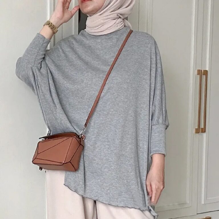 Baju Muslimah Plus Size Lengan Panjang #6056: Pilihan Pakaian Selesa