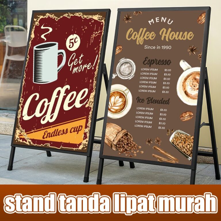 Banner Stand Lipat 80cm*120cm: Penyelesaian Paparan Mudah Alih untuk Kedai