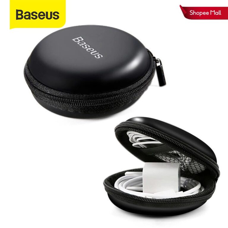 Baseus Earphone Portable Storage Bag: Simpan Aksesori Digital Lebih Kemas