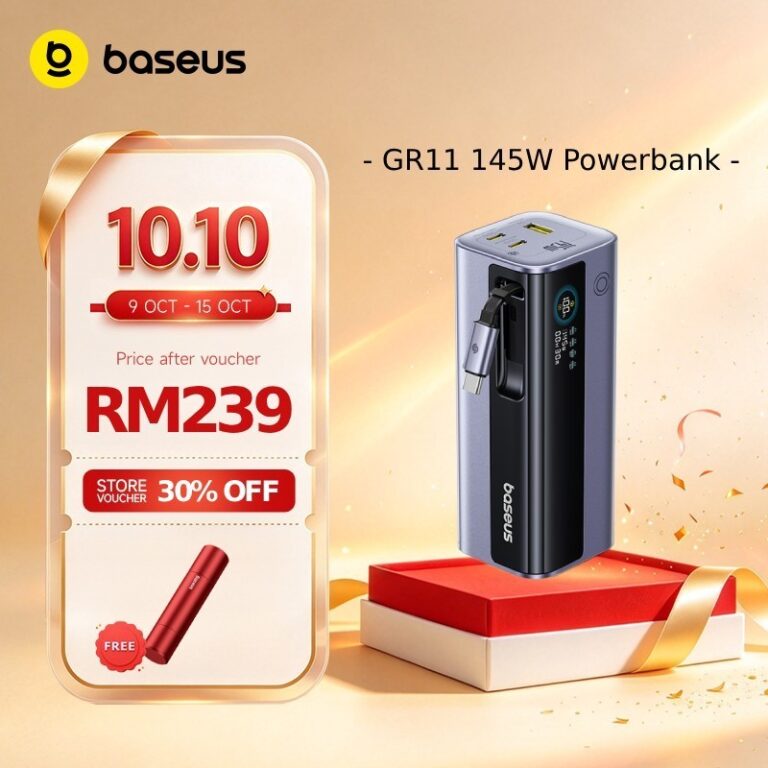 Baseus EnerGeek GR11 Power Bank 145W 20000mAh