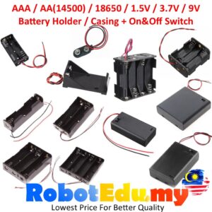 Pemilihan Pemegang Bateri AA, AAA, 18650 dan Jenis Suis