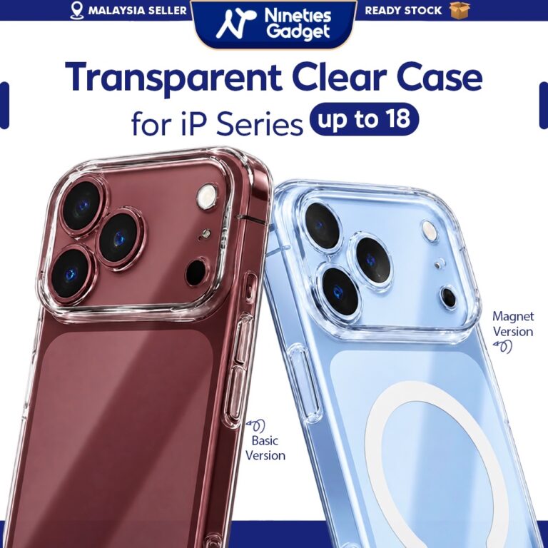 Clear Case iP 18 Pro Max Hingga 11 Series: Ciri dan Perlindungan Asas