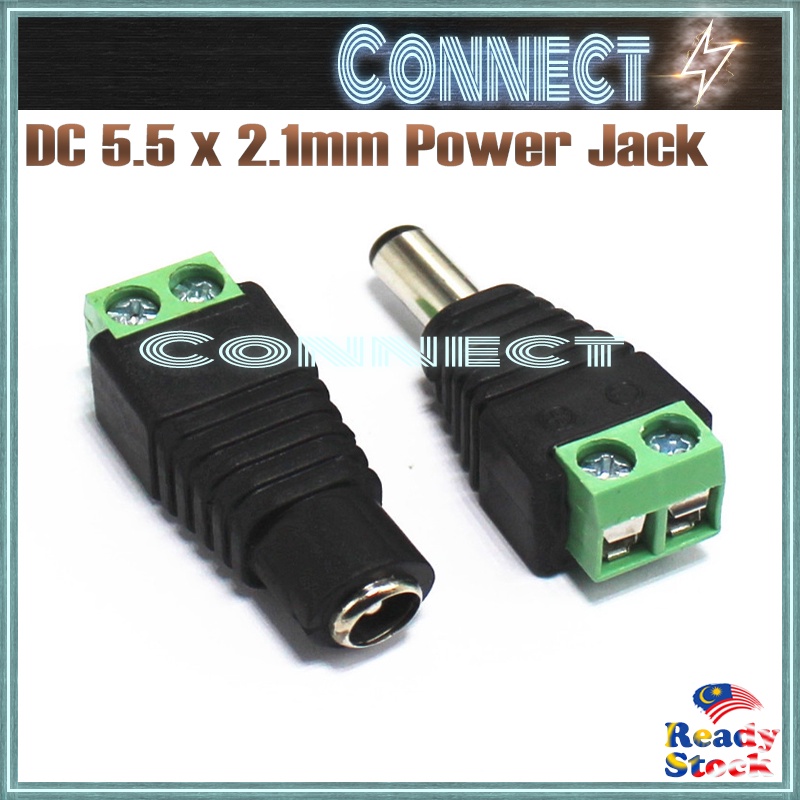DC Power Jack 5.5 X 2.1mm dan 2.5mm: Pilihan Penyambung DC untuk CCTV dan WS2812B