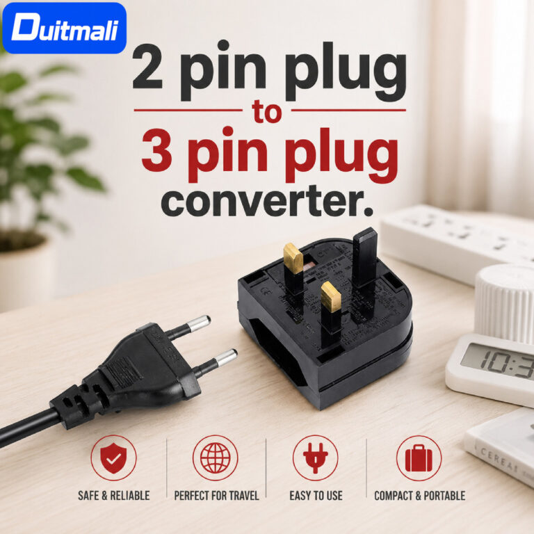 DM 2 PIN ke 3 PIN Travel Adapter: Fungsi dan Kesesuaian