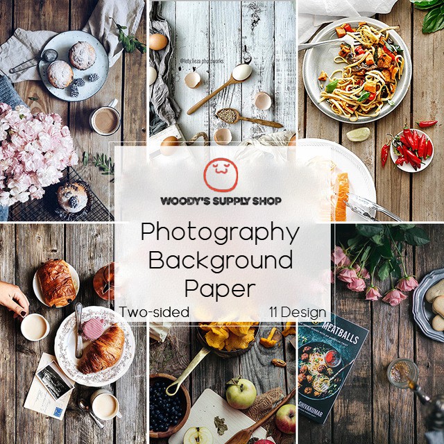 Double-Sided Photography Backdrop Paper 55X83cm untuk Setup Studio