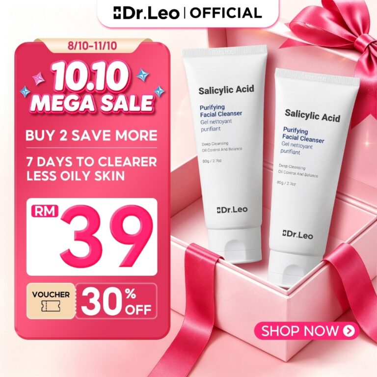 Dr.leo Salicylic Acid Cleanser: Fungsi Kawal Minyak dan Liang Pori
