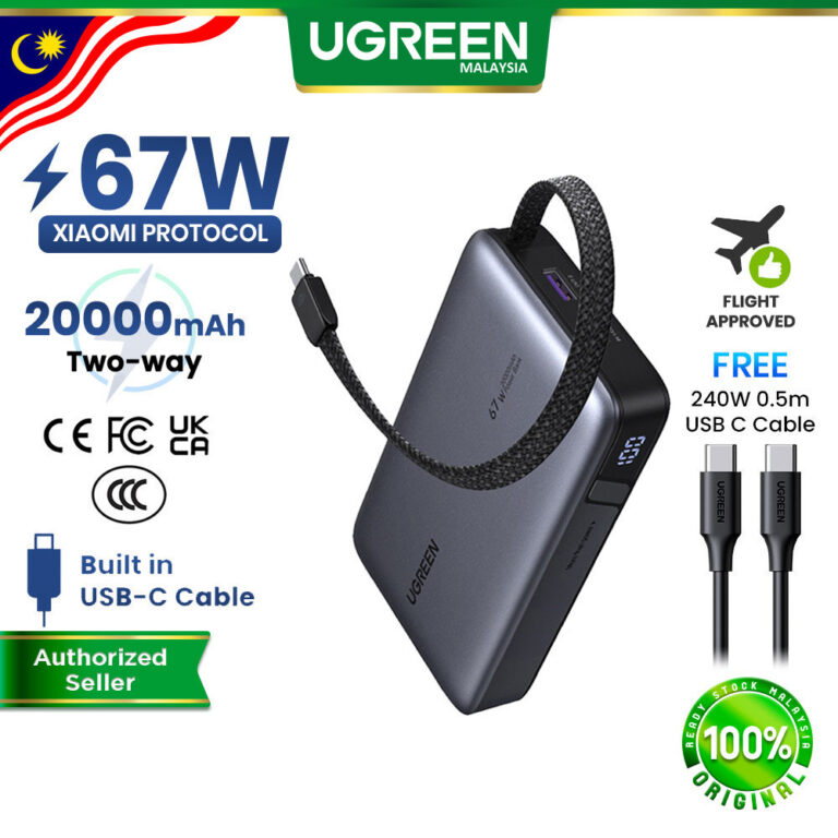 Powerbank UGREEN 67W 20000mAh Nexode