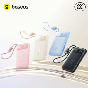 Baseus FC11 Powerbank Dual-Cable: Pilihan Kapasiti dan Pengecasan Pantas