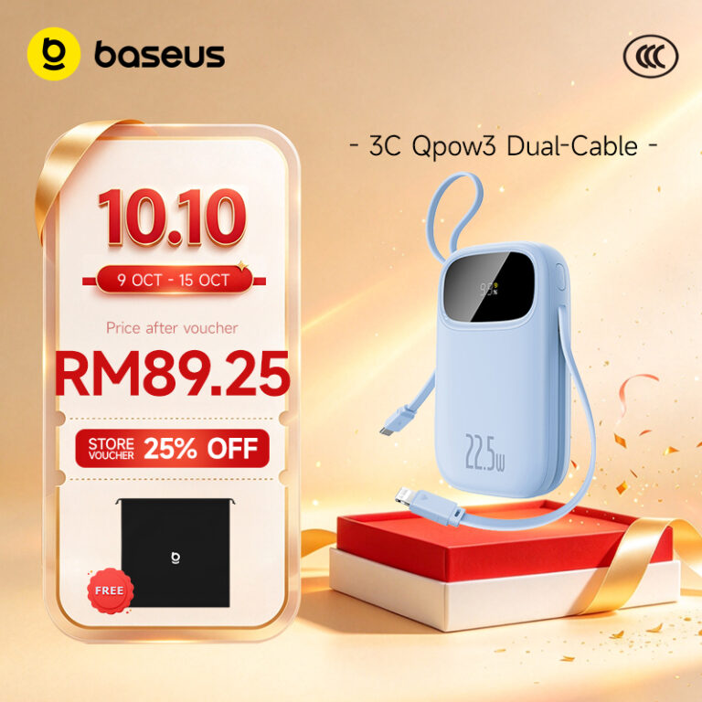Baseus Power Bank PD 22.5W Fast Charging 3C Powerbank