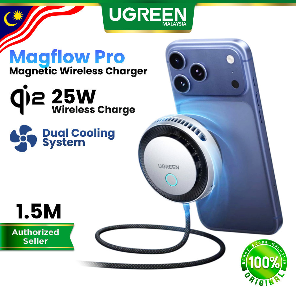 UGREEN Qi2.2 25W MagFlow Pro Magsafe Wireless Charger Pad