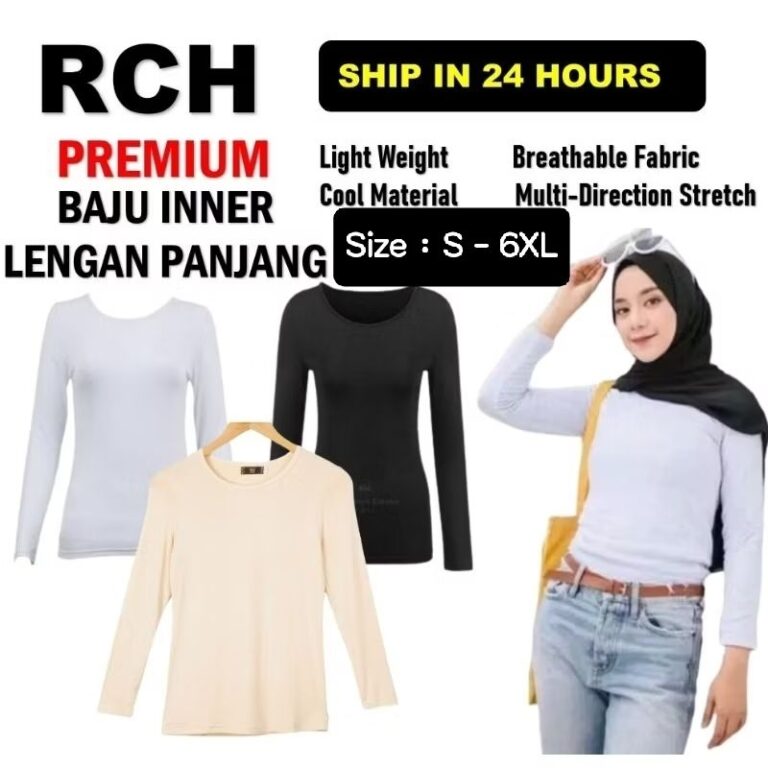 Baju Lengan Panjang Cotton Inner Muslimah