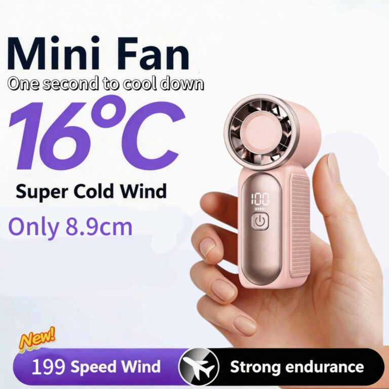 KIPAS Mini 6000mAh Pilihan Mudah Alih untuk Udara Segar di Luar